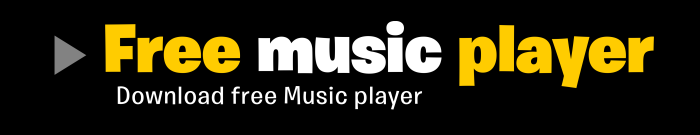 free music player (with download & share buttons) is updated with new songs when released